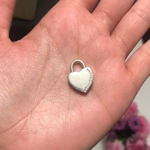 Tiffany and co 925 heart locket pendant only
